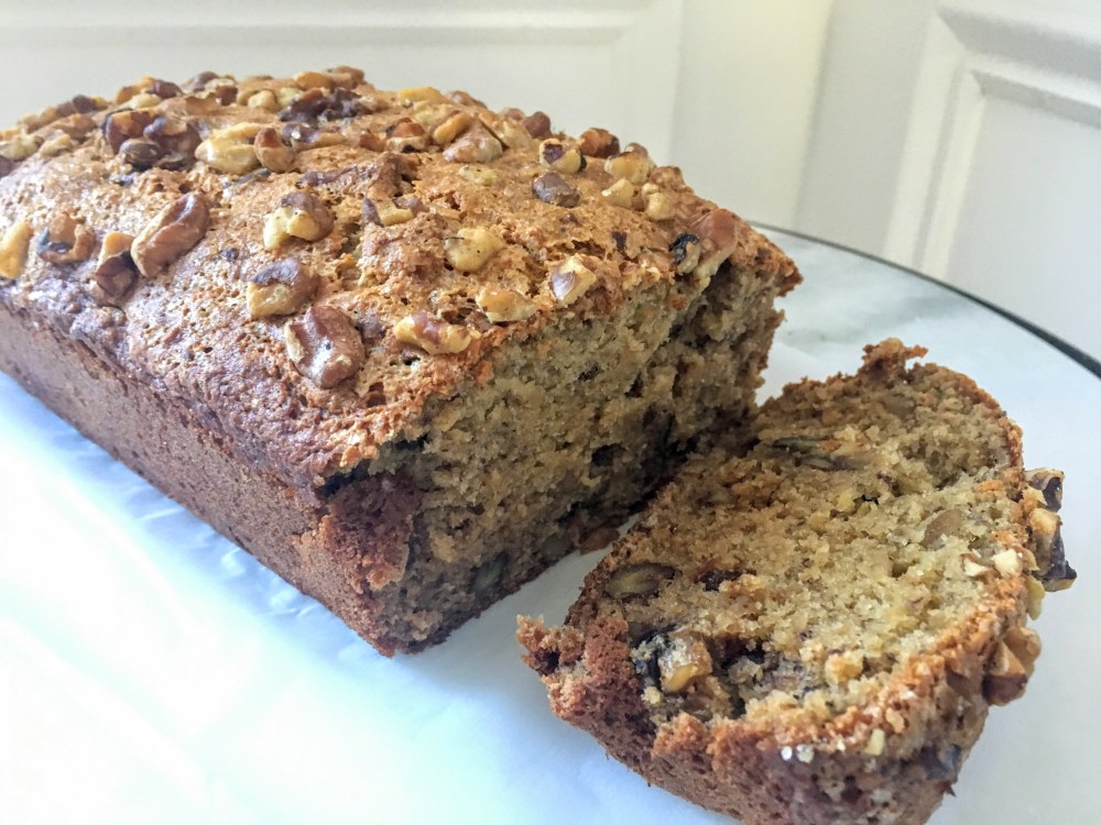 Simple Walnut Banana Bread