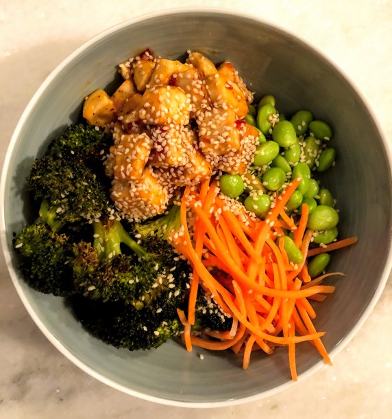 Sweet Chili Tofu Buddha Bowl