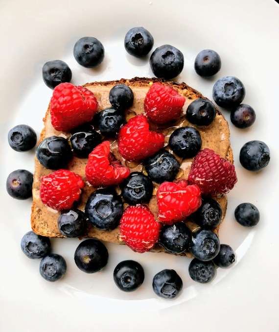 Berry and Almond Butter Toast