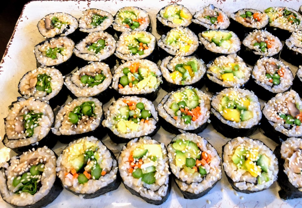 Vegetable Sushi Rolls