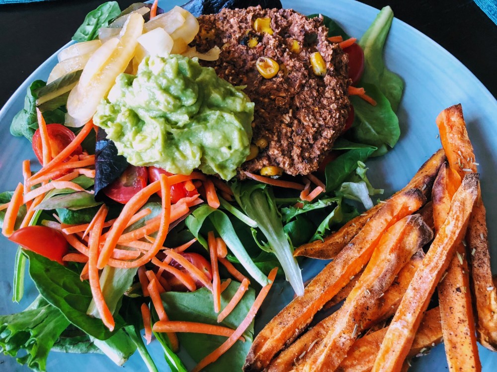 SImple Fiesta Black Bean Burgers