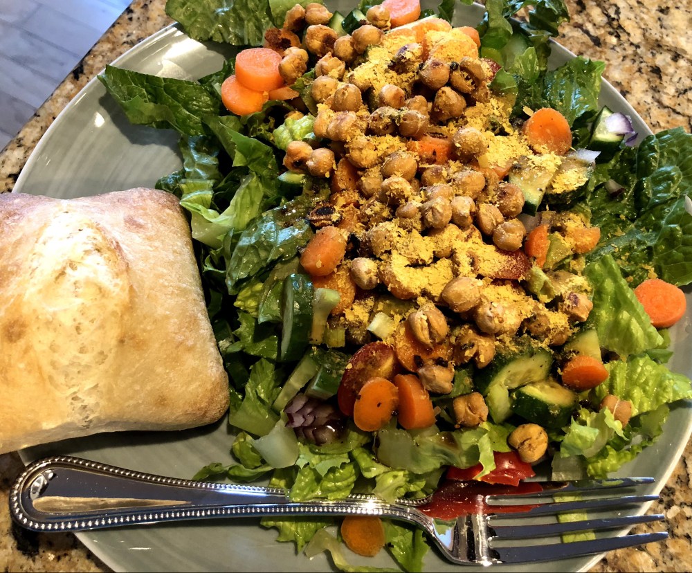 Crispy Chickpea Salad
