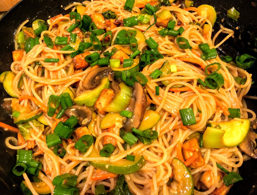 Teriyaki Tofu Noodle Bowl
