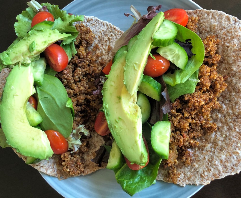 Crunchy Quinoa Tacos