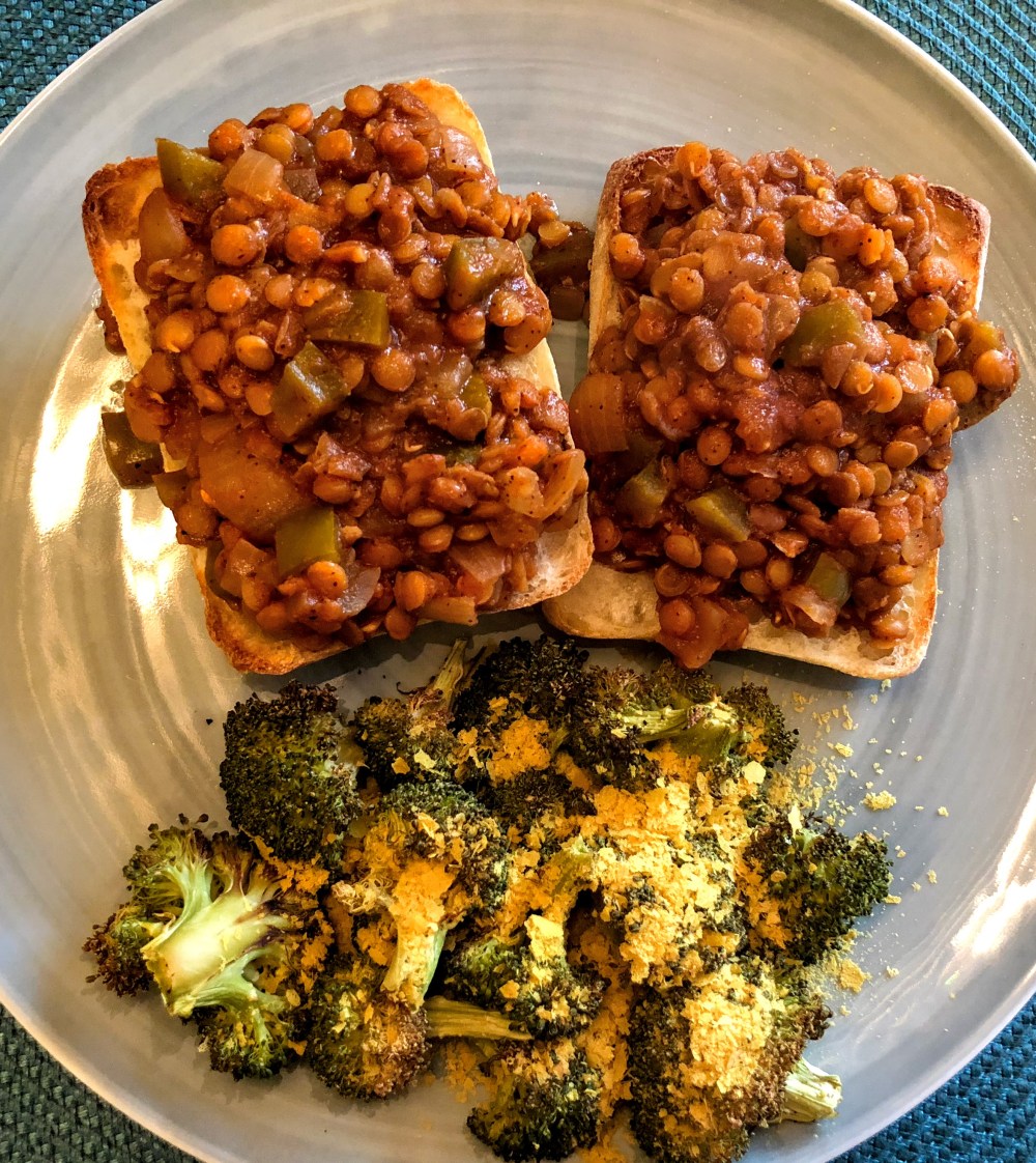 Oil Free Lentil Sloppy Joes