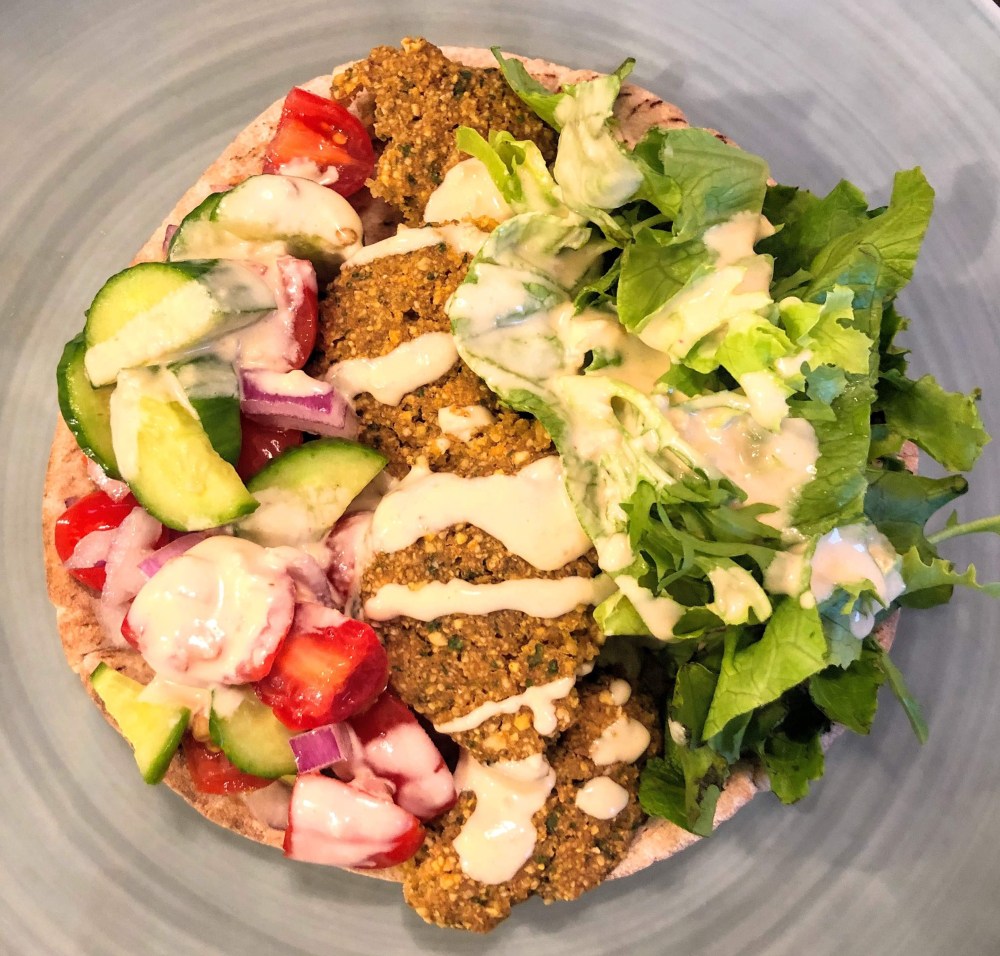 Easy Falafel Wraps