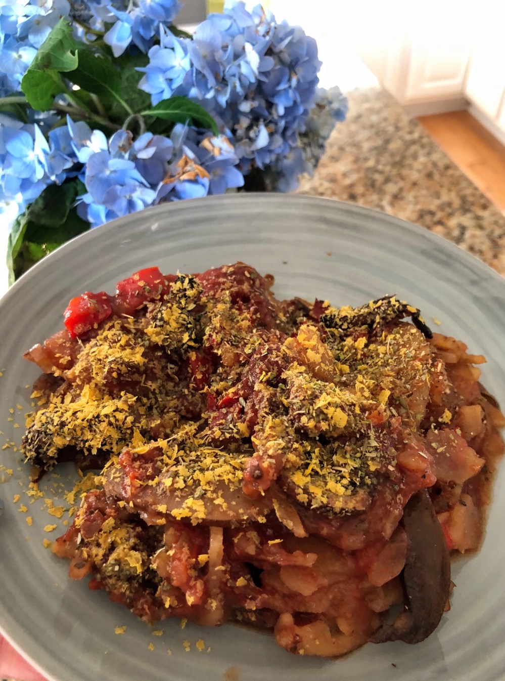 Crockpot Pizza Potatoes