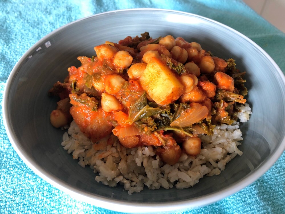 No Butter No Chicken Chickpea Curry