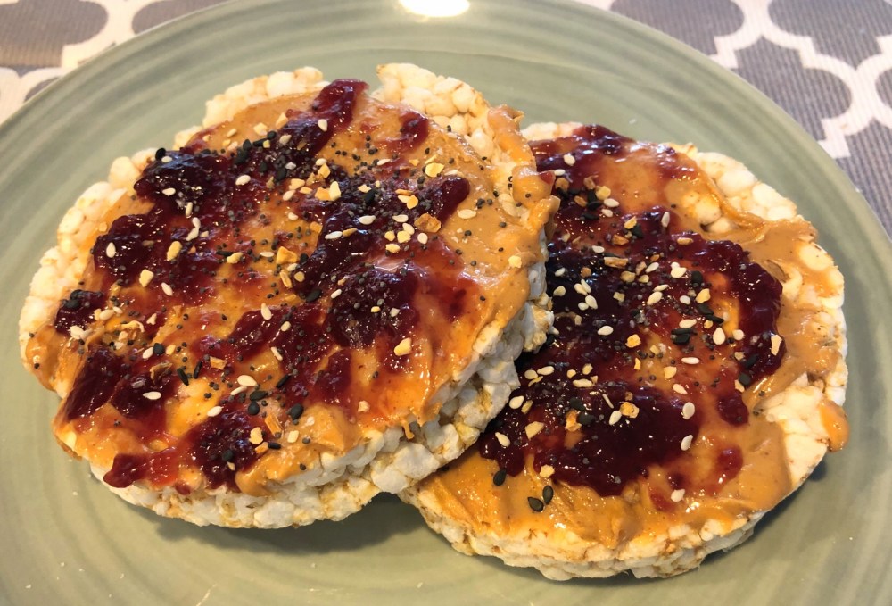 Peanut Butter and Jelly Rice Cakes